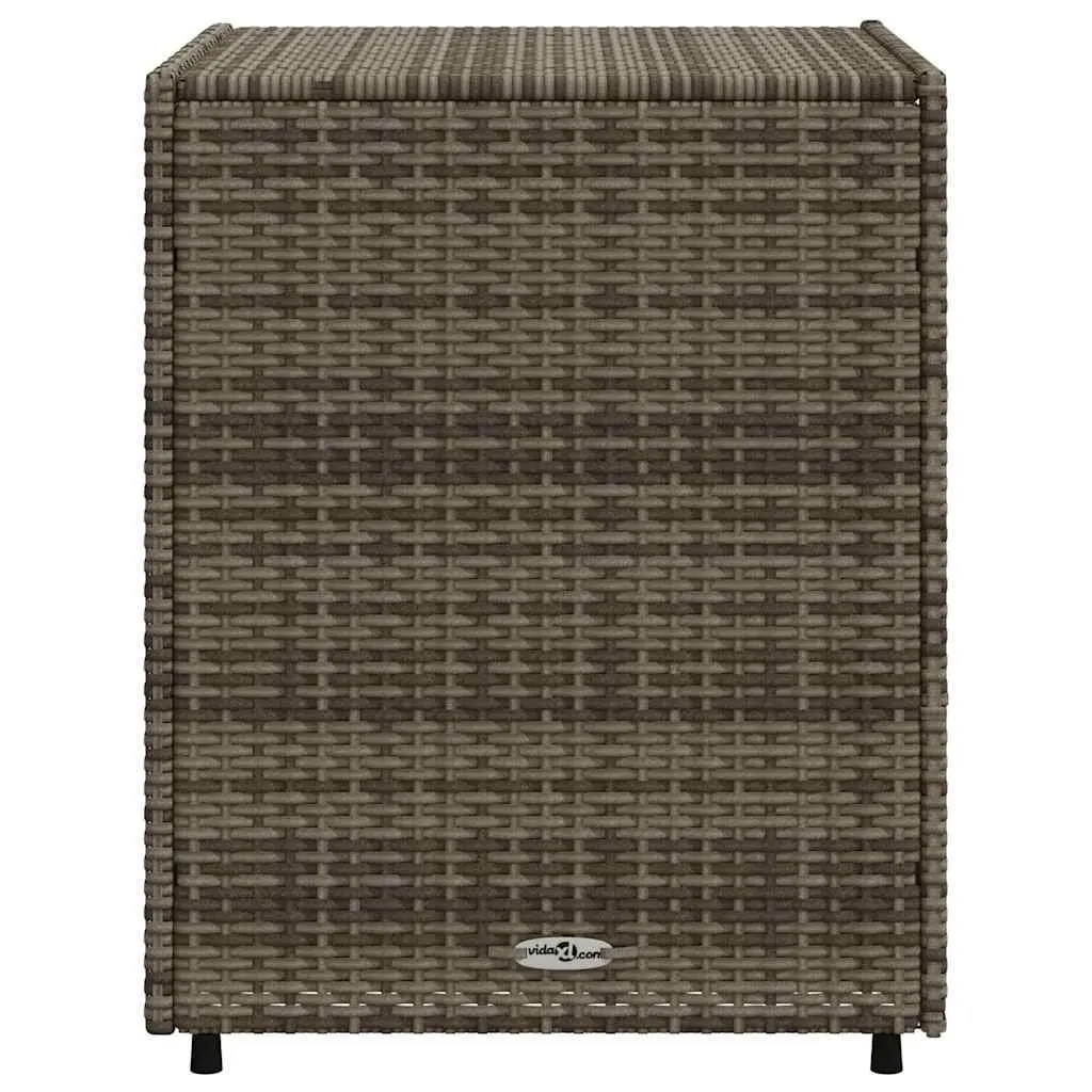 Garden Storage Cabinet Outdoor Grey 3 Drawers