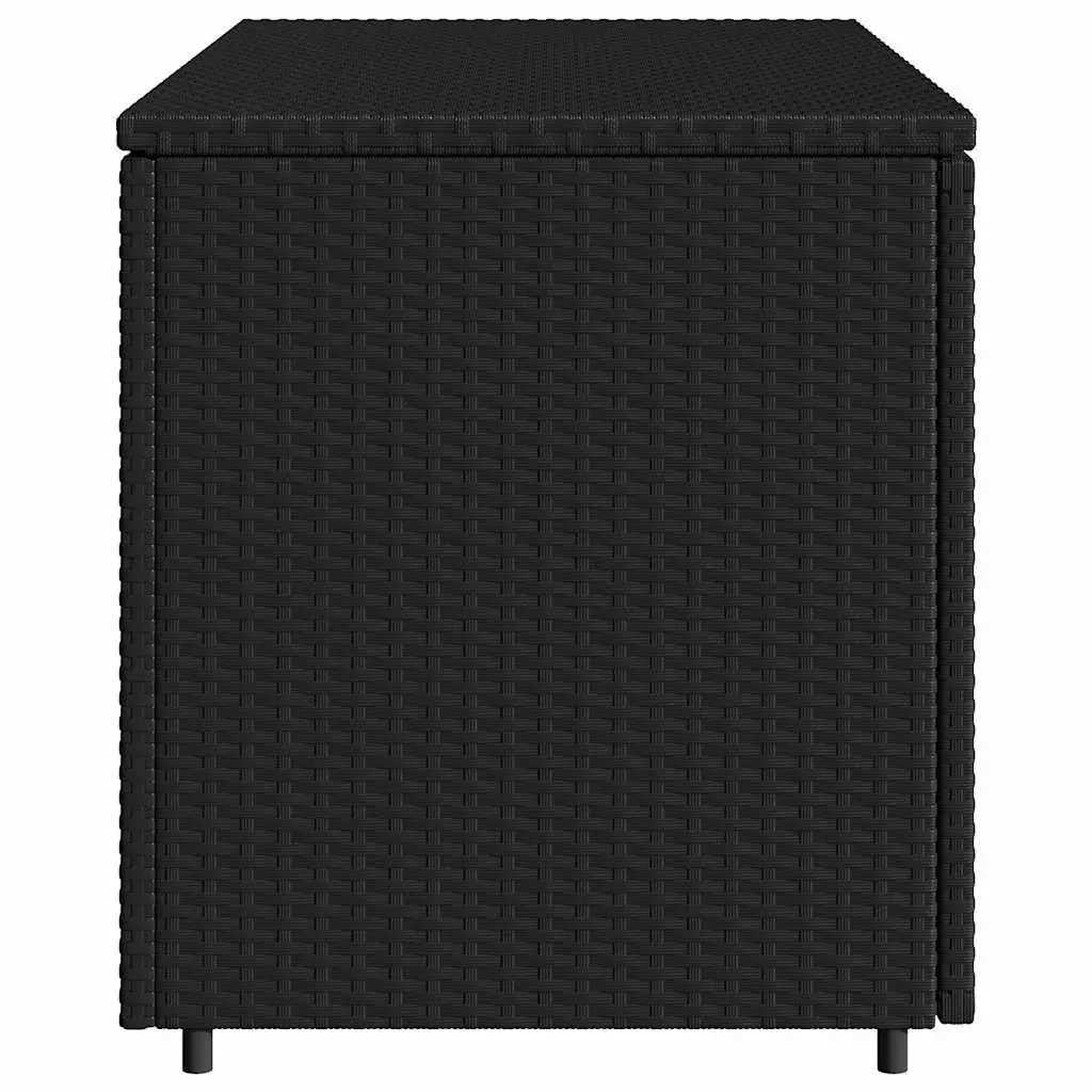 Garden Storage Cabinet Outdoor Black 110x55x60.5cm