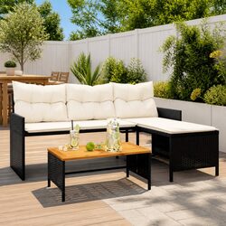L-Shaped Garden Sofa Set: Dimensions, Materials, and Features