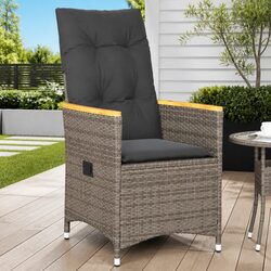 Specifications of the Grey Reclining Garden Chair