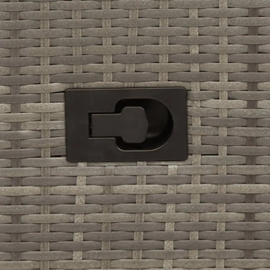 Outdoor Reclining Chairs 2pcs in Grey