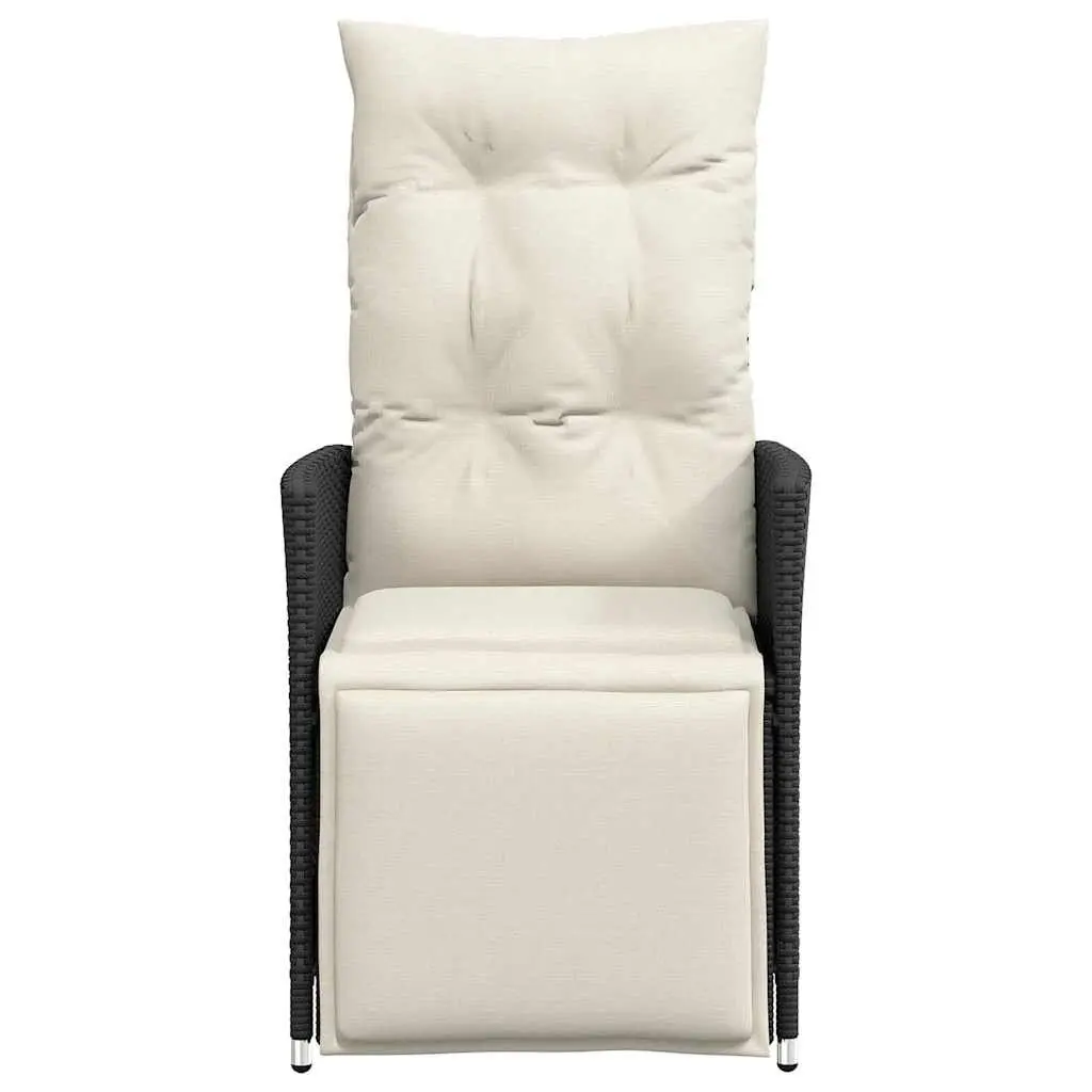 Reclining Garden Chair Outdoor Seating Adjustable Backrest Footrest with