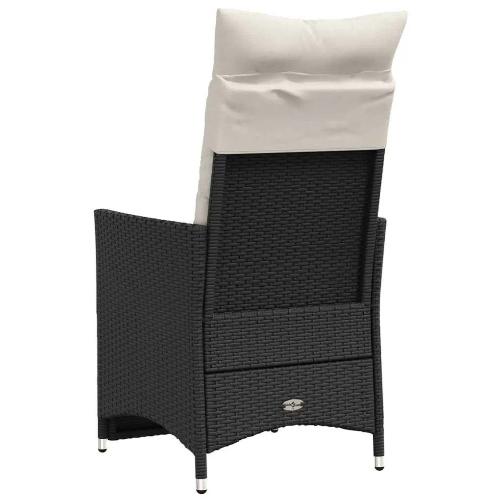 Reclining Garden Chair Outdoor Seating Adjustable Backrest Footrest with