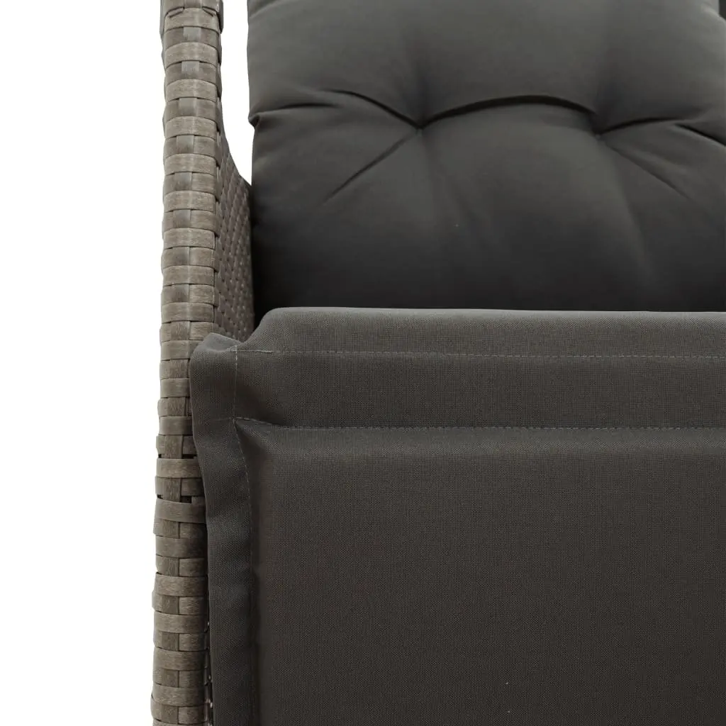 Reclining Garden Chair with Cushions