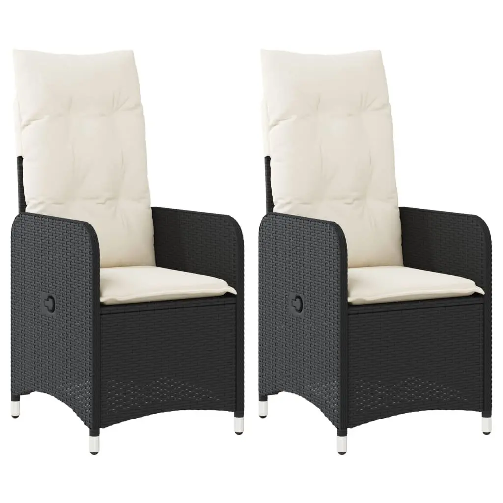 2-Piece Reclining Garden Chairs Set