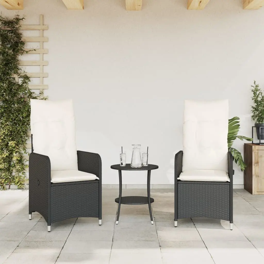 2-Piece Reclining Garden Chairs Set