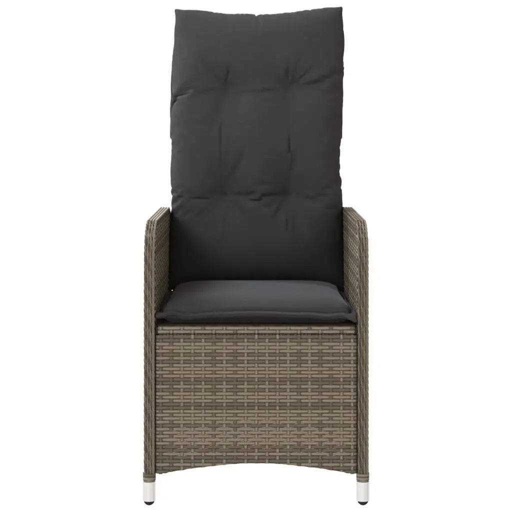 2-Piece Grey Reclining Chair Set