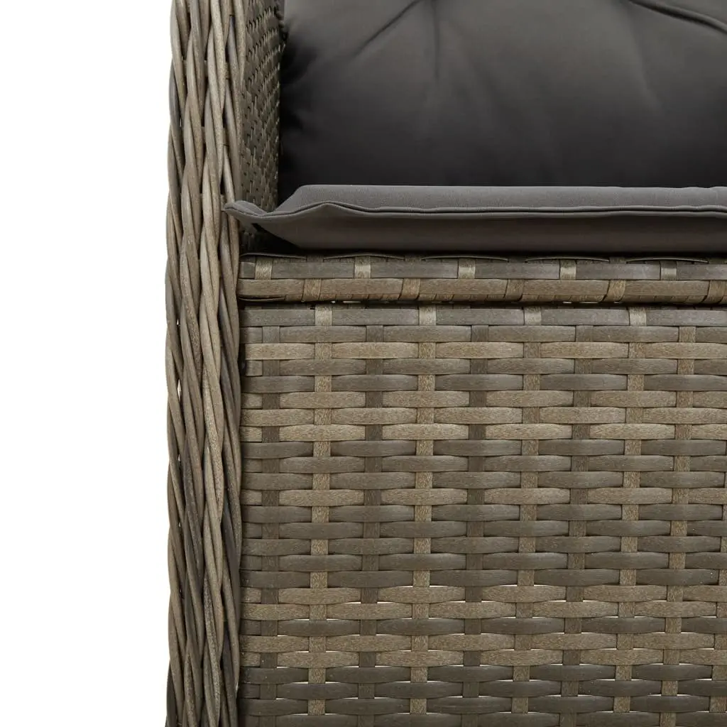 2-Piece Grey Reclining Chair Set