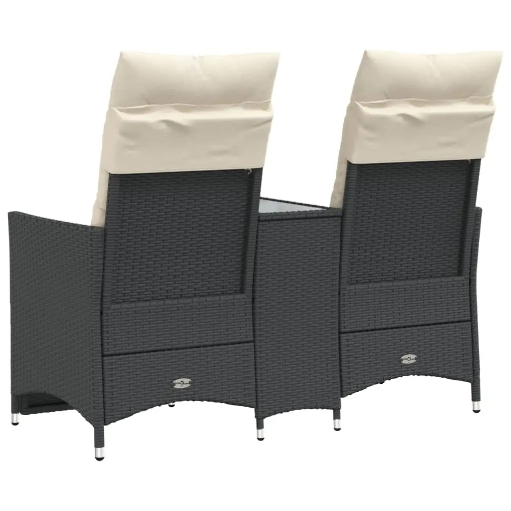 2-Seater Outdoor Reclining Sofa