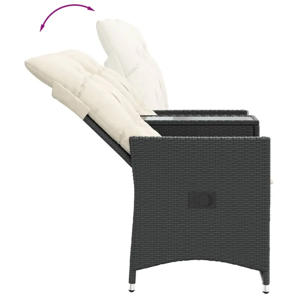 2-Seater Outdoor Reclining Sofa