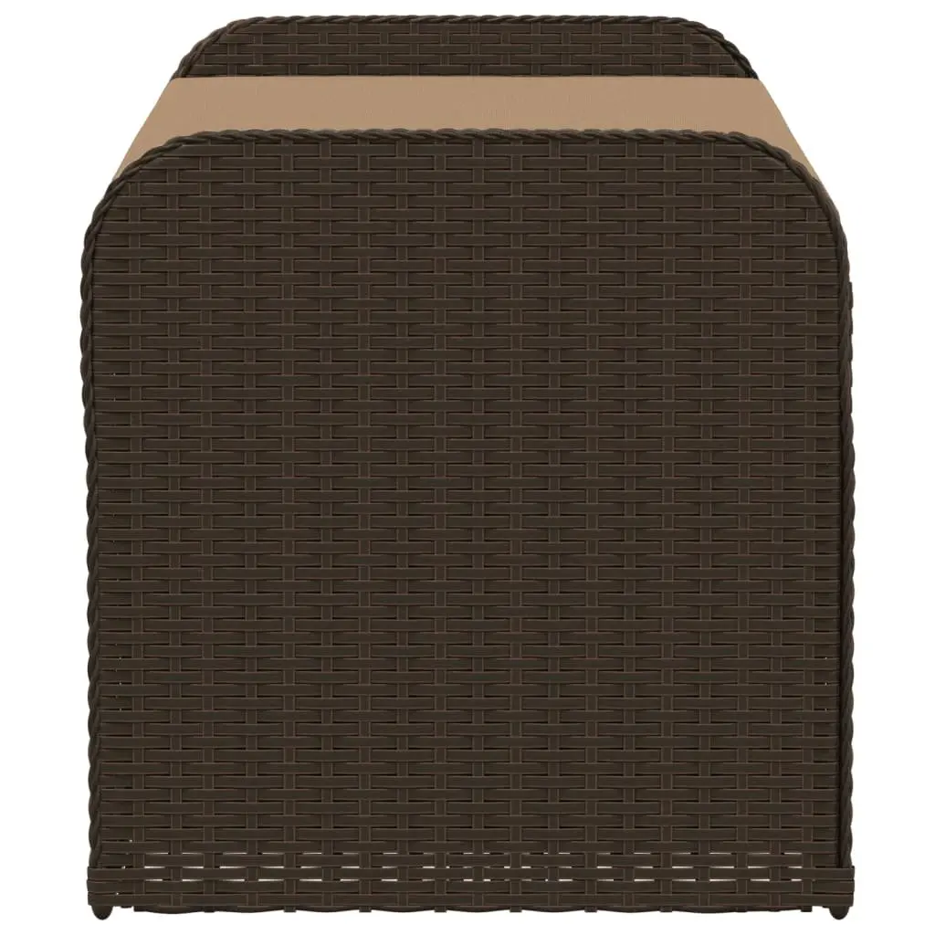 Outdoor Storage Bench with Cushion