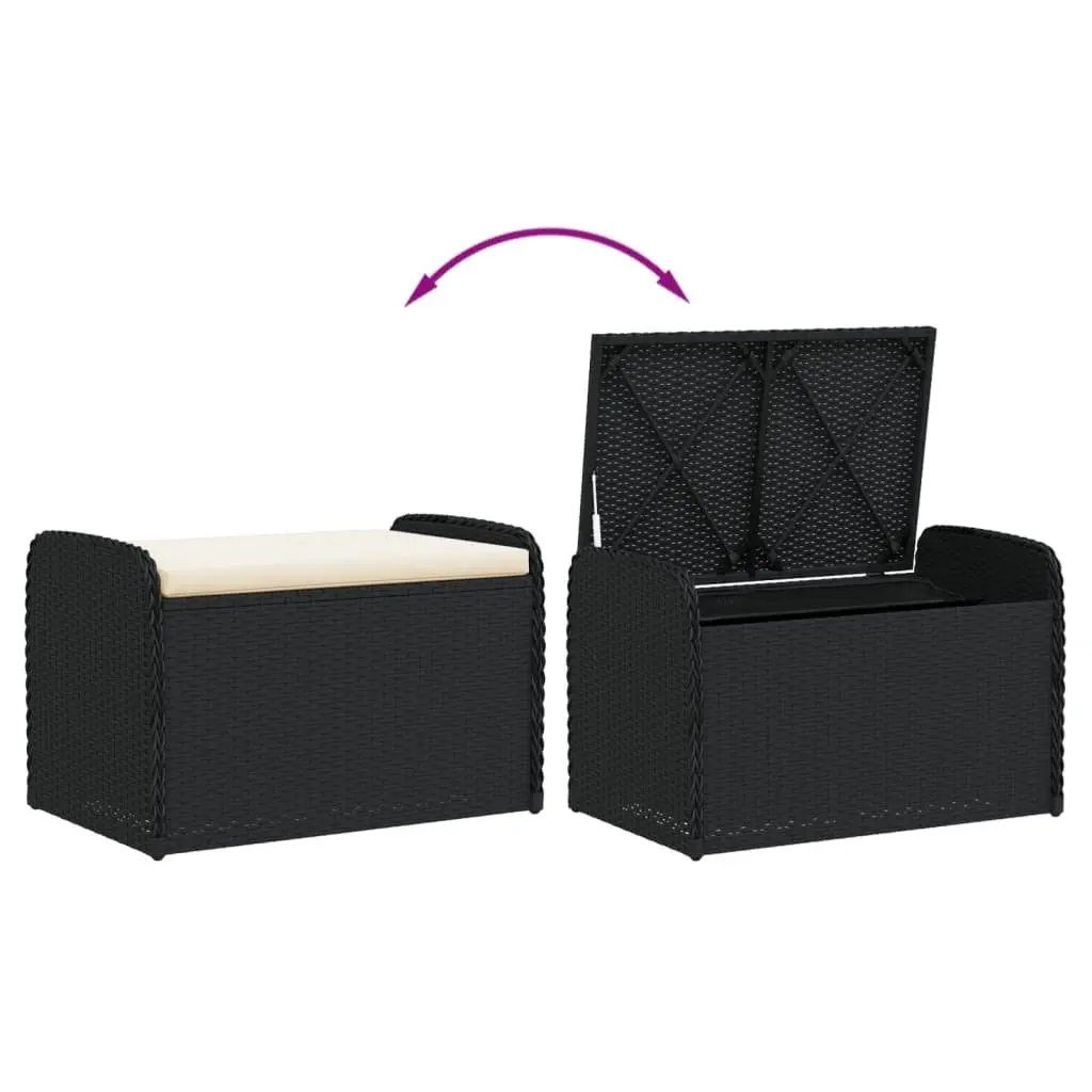 Outdoor Storage Bench with Cushion