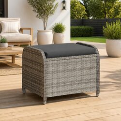Garden Stool with Removable Cushion – 58x46x46 cm
