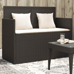 Specifications of Outdoor Garden Bench with Cushion Storage