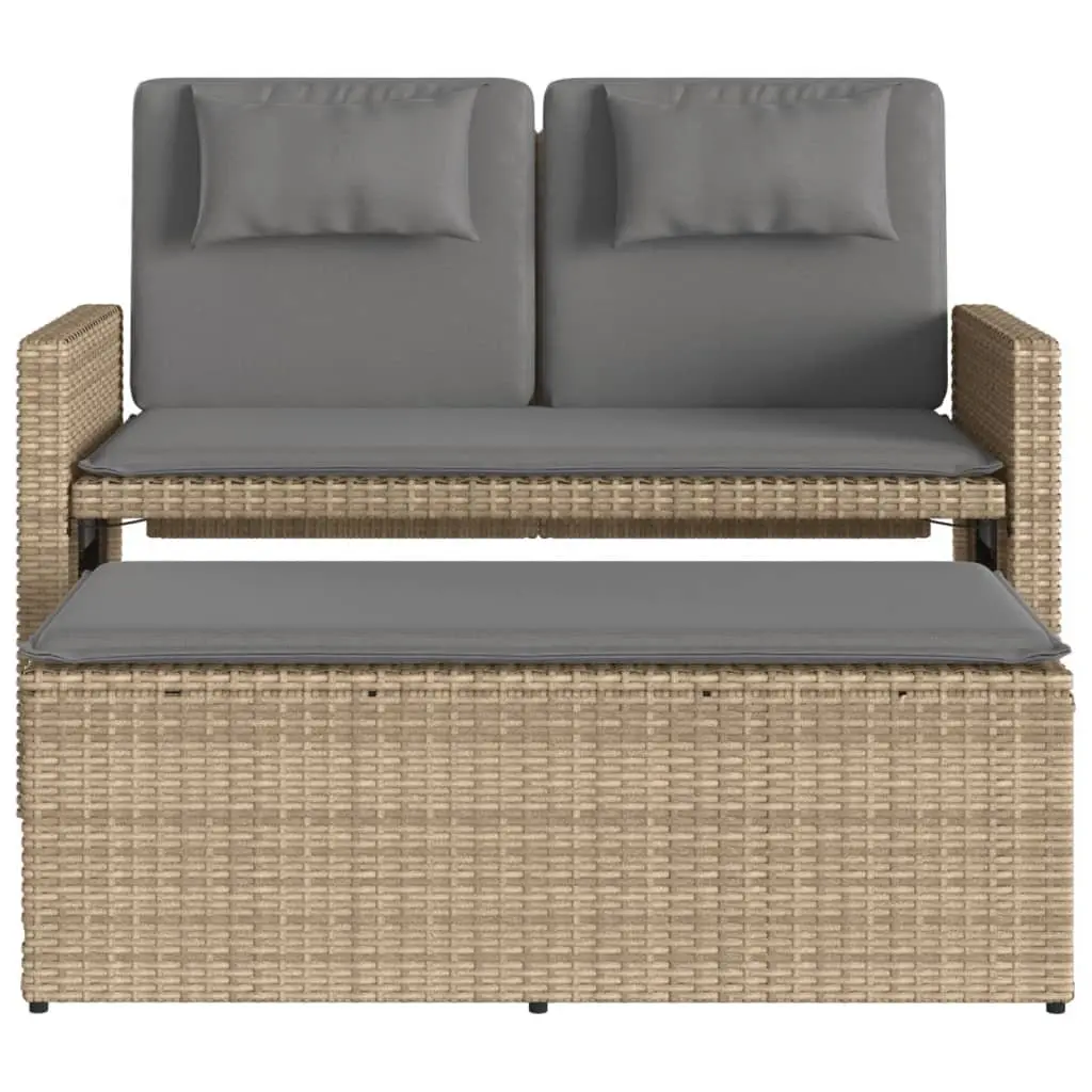 2-in-1 Reclining Loveseat Sofa Bed