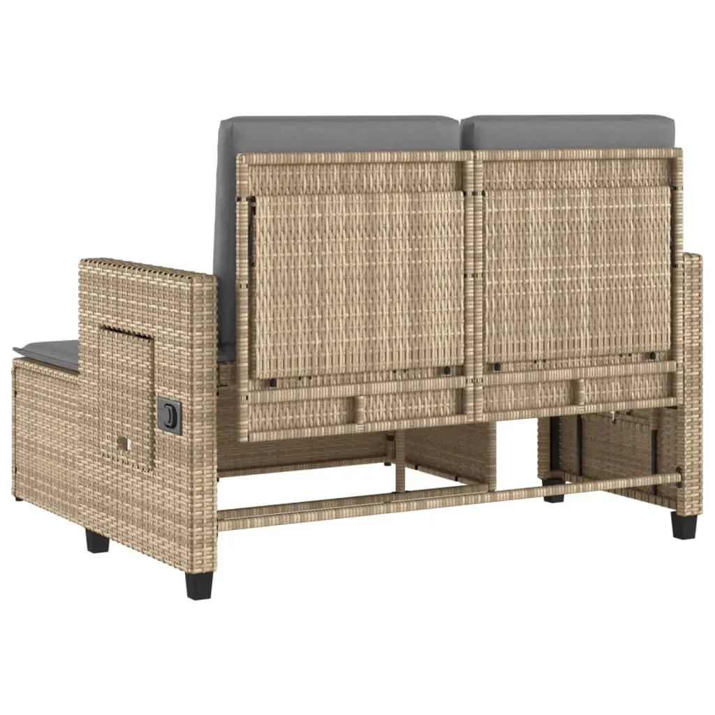 2-in-1 Reclining Loveseat Sofa Bed