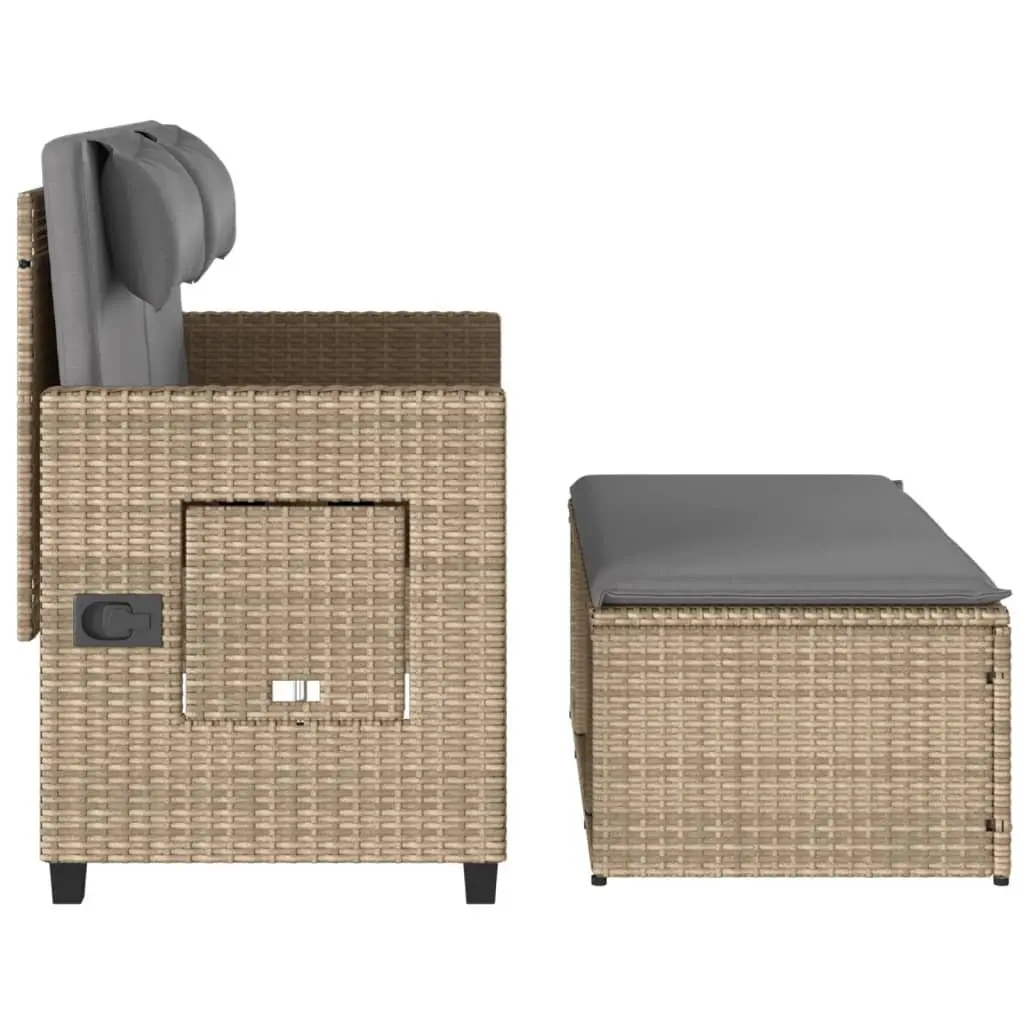 2-in-1 Reclining Loveseat Sofa Bed