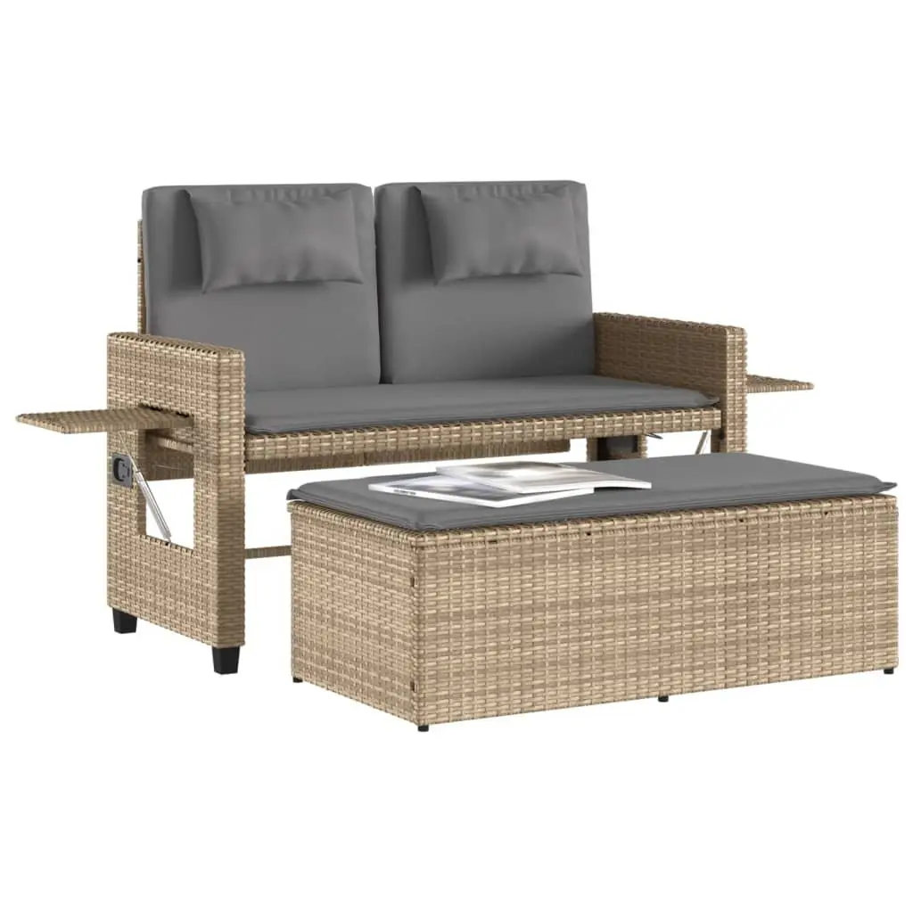 2-in-1 Reclining Loveseat Sofa Bed