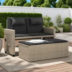 Specifications of Grey 2-in-1 Loveseat Sofa Bed
