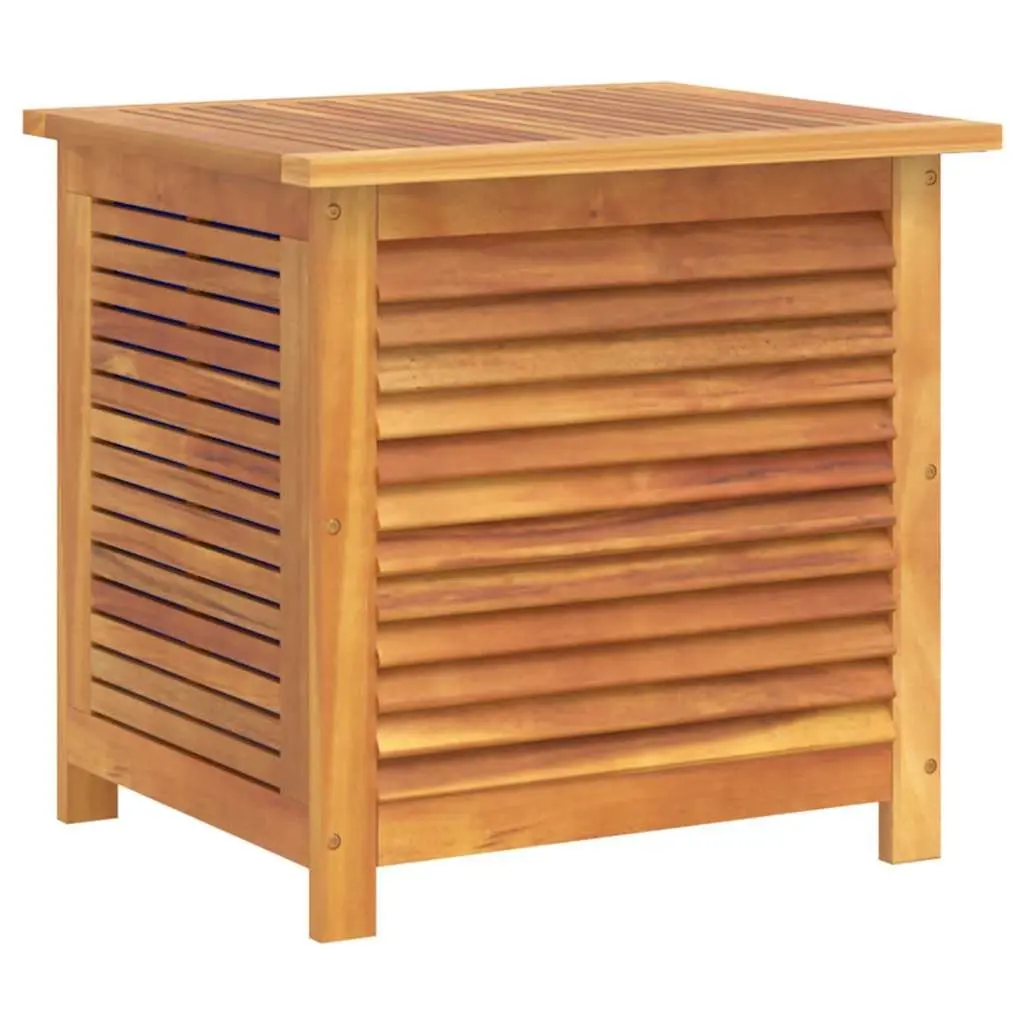 Garden Storage Box 60x50x56 cm Outdoor Furniture Organizer Solid Acacia Wood