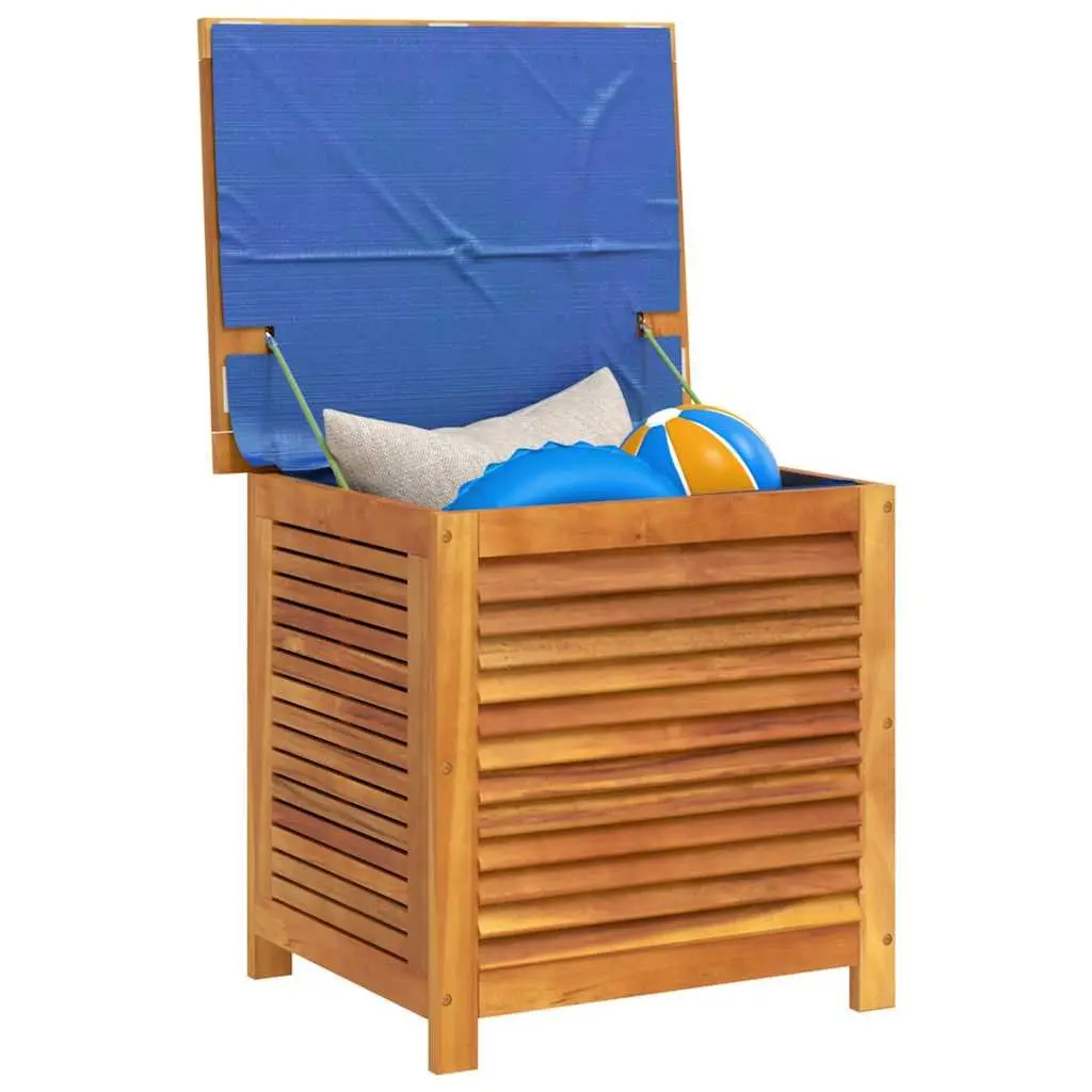 Garden Storage Box 60x50x56 cm Outdoor Furniture Organizer Solid Acacia Wood