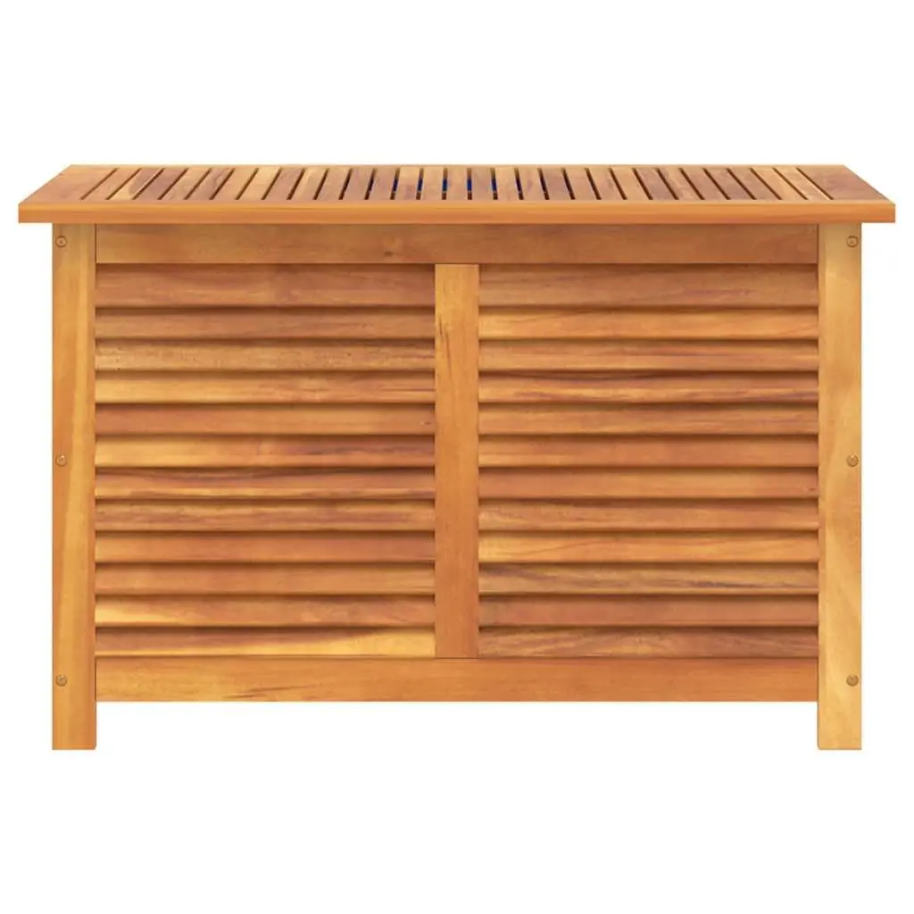 Garden Storage Box Outdoor 90x50x56cm Solid Wood Cushion Organiser
