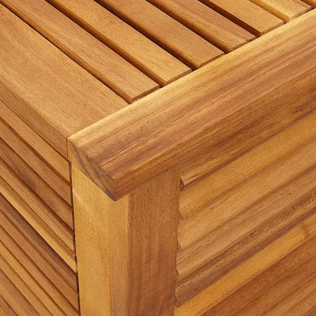 Garden Storage Box Outdoor 90x50x56cm Solid Wood Cushion Organiser