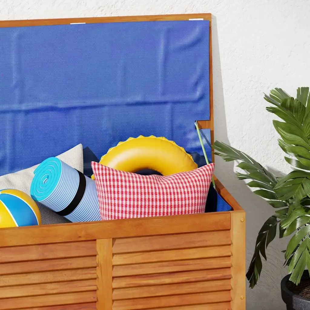 Garden Storage Box Outdoor 90x50x56cm Solid Wood Cushion Organiser