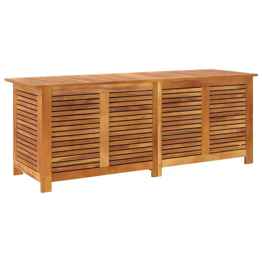 Garden Storage Box Outdoor Furniture 150x50x56cm Solid Acacia Wood Brown