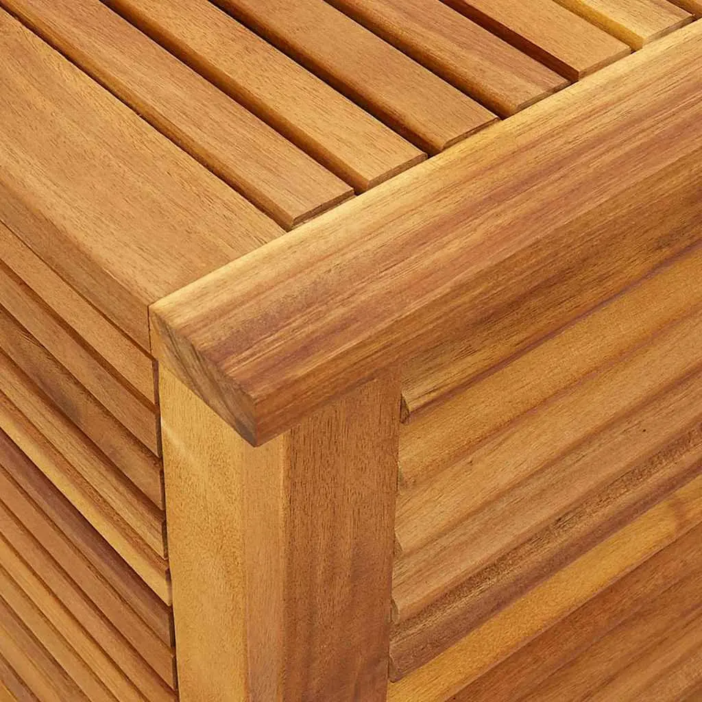 Garden Storage Box Outdoor Furniture 150x50x56cm Solid Acacia Wood Brown