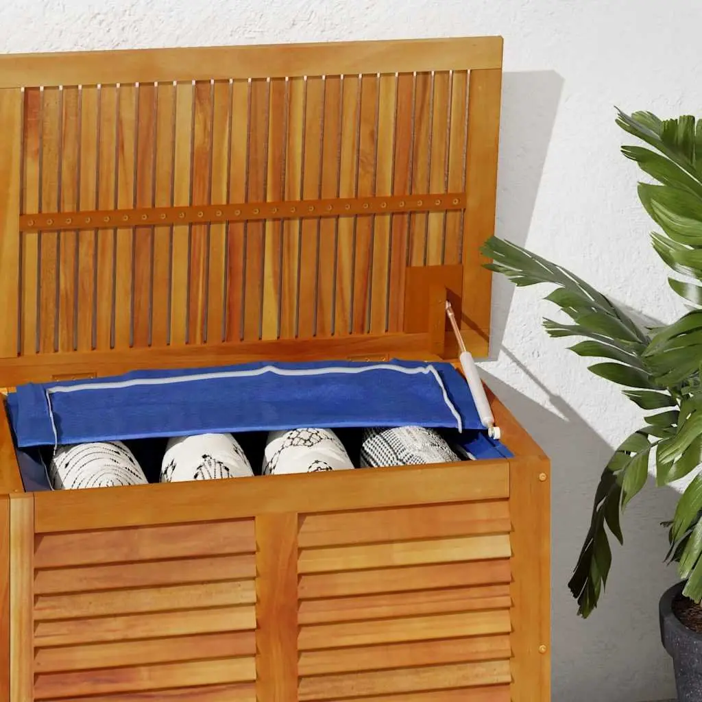 Garden Storage Box Outdoor Furniture 150x50x56cm Solid Acacia Wood Brown