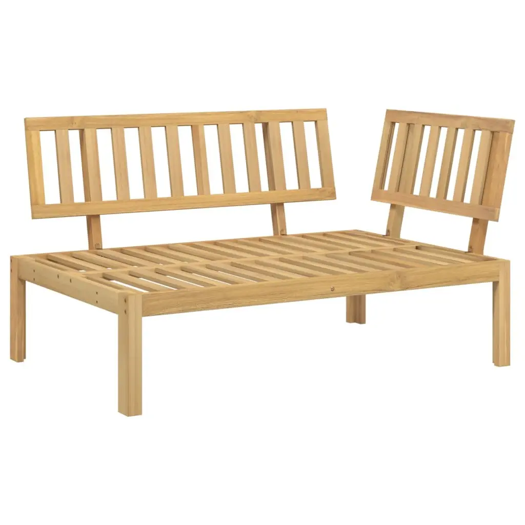 Garden Pallet Corner Sofa Outdoor Sectional Seating Modular Slatted Design