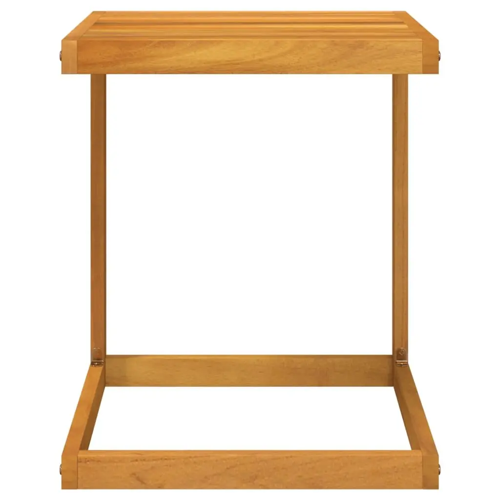 C Table 42x40x50 cm Solid Wood Acacia Outdoor Furniture Brown Side Table
