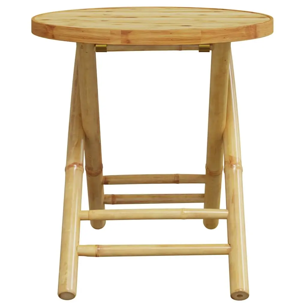 Folding Garden Table Brown Bamboo Outdoor Patio Furniture Portable Foldable