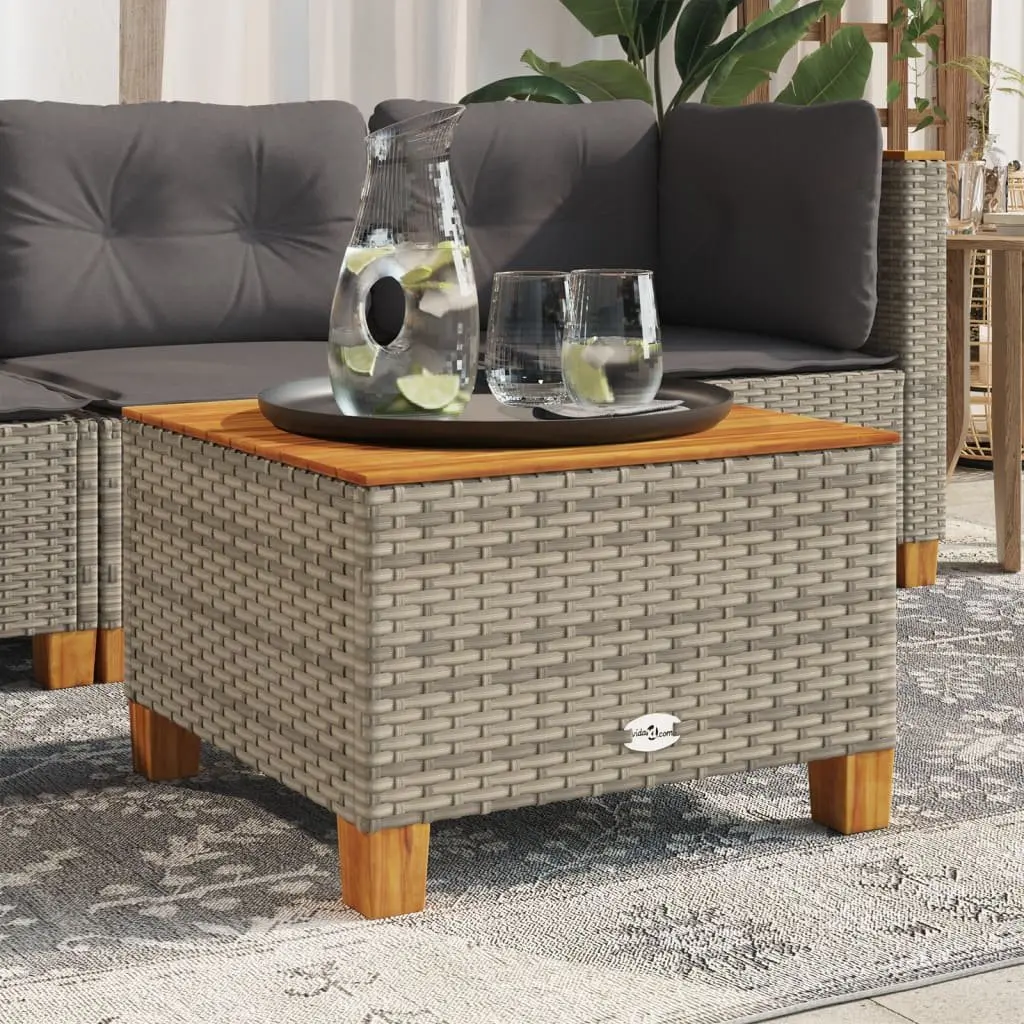 Garden Table Outdoor Furniture Patio 55x55x36 cm Grey