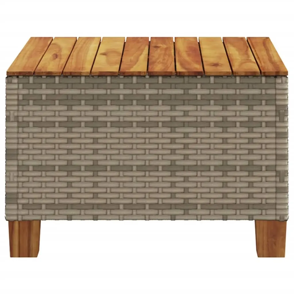 Garden Table Outdoor Furniture Patio 55x55x36 cm Grey
