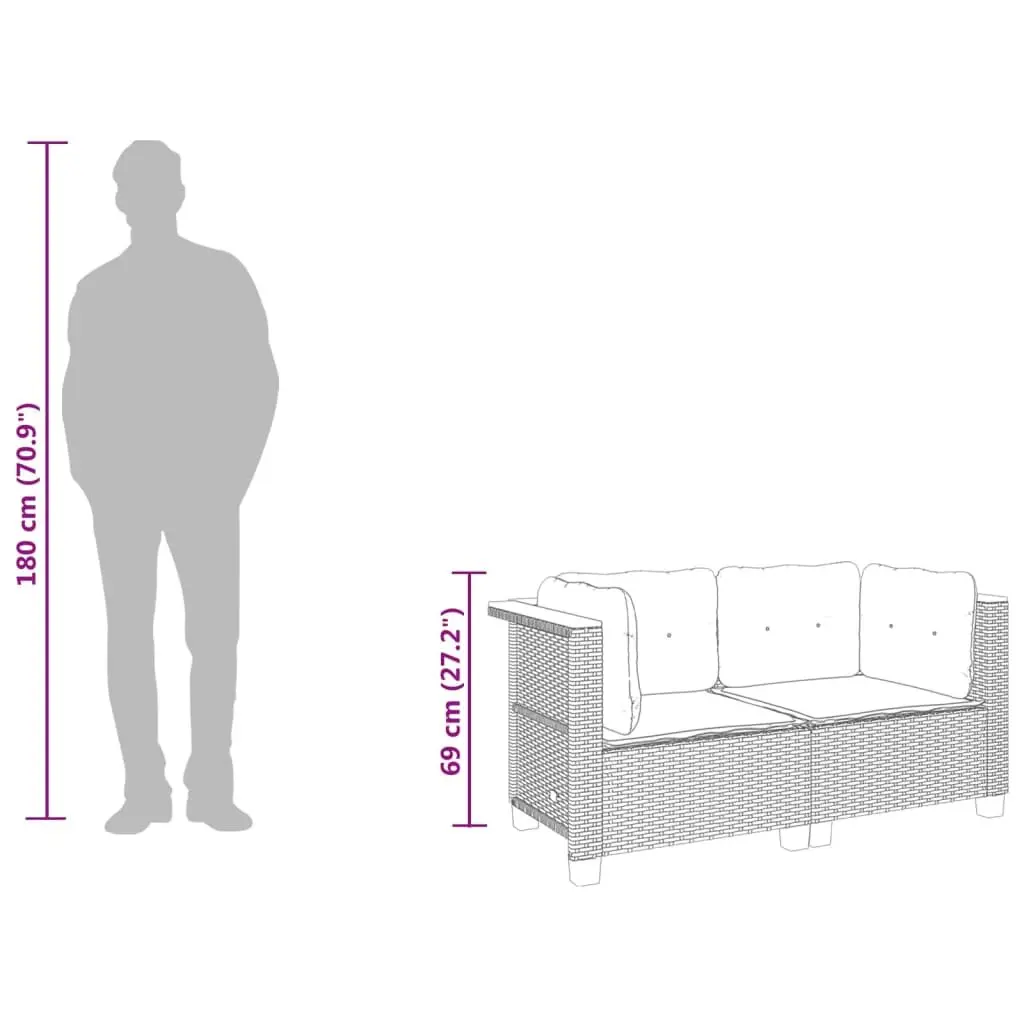 Outdoor Garden Sofa Corner Set