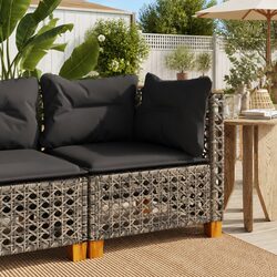 Specifications for Garden Corner Sofa in Grey Color