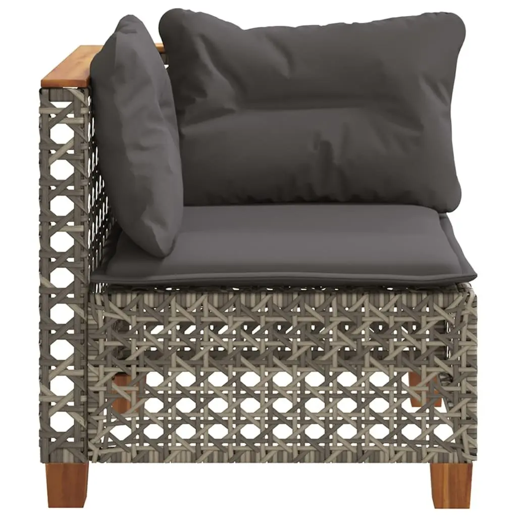 Garden Corner Sofa in Grey Color