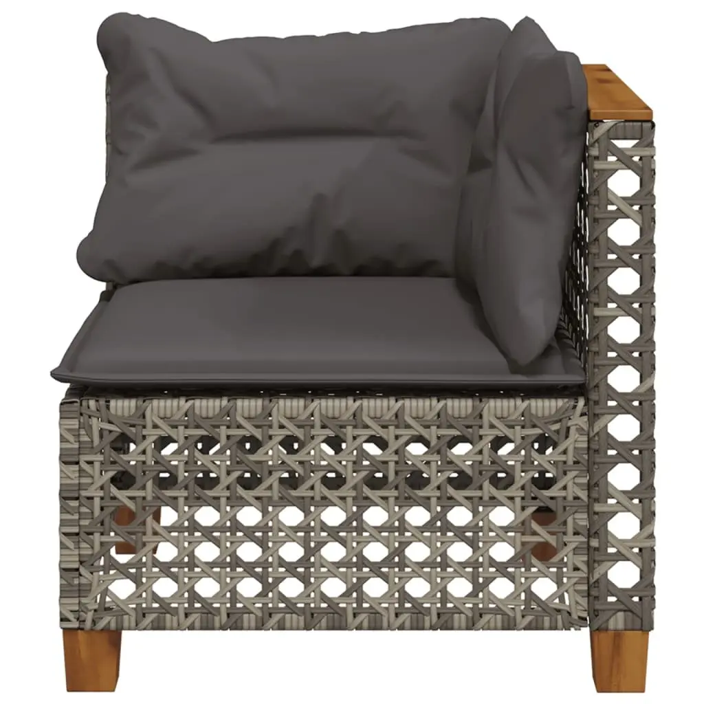 Garden Corner Sofa in Grey Color