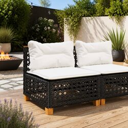Specifications of Black Poly Rattan Modular Garden Sofa