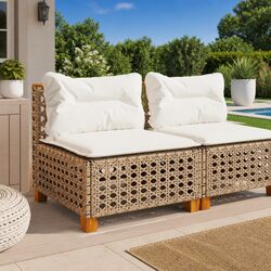 Specifications of Beige Modular Outdoor Garden Sofa