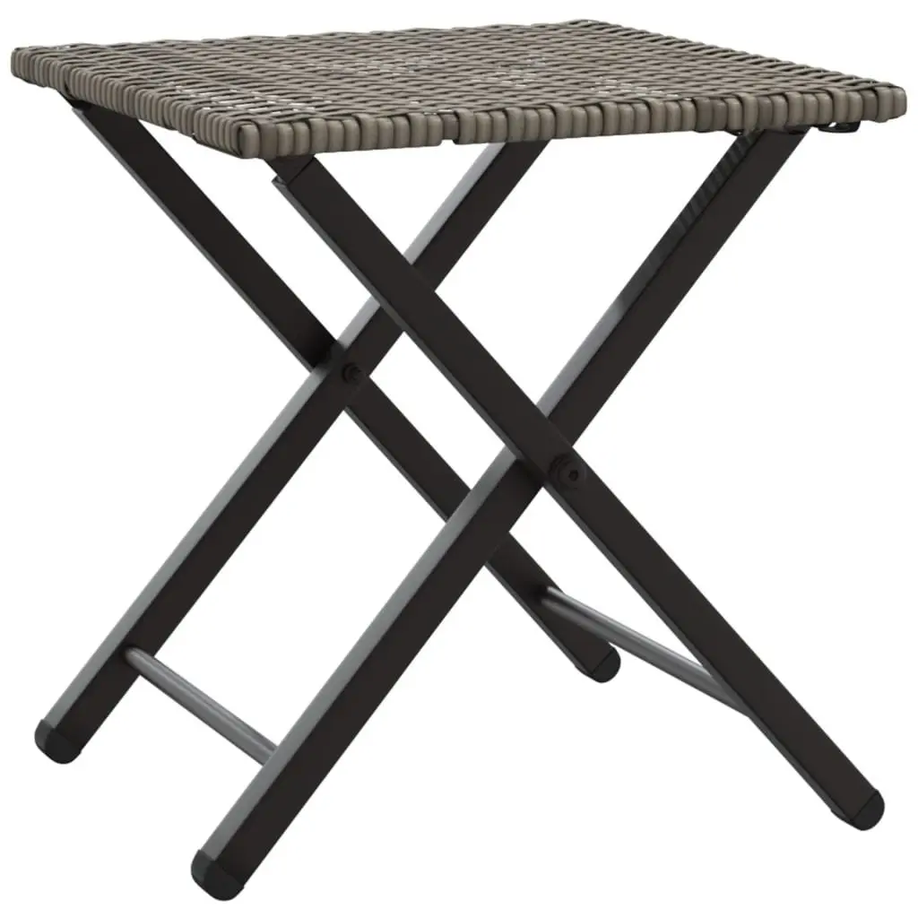 5-Piece Grey Foldable Outdoor Dining Set