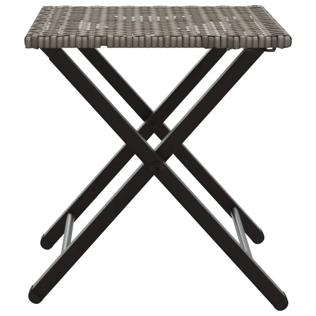 5-Piece Grey Foldable Outdoor Dining Set