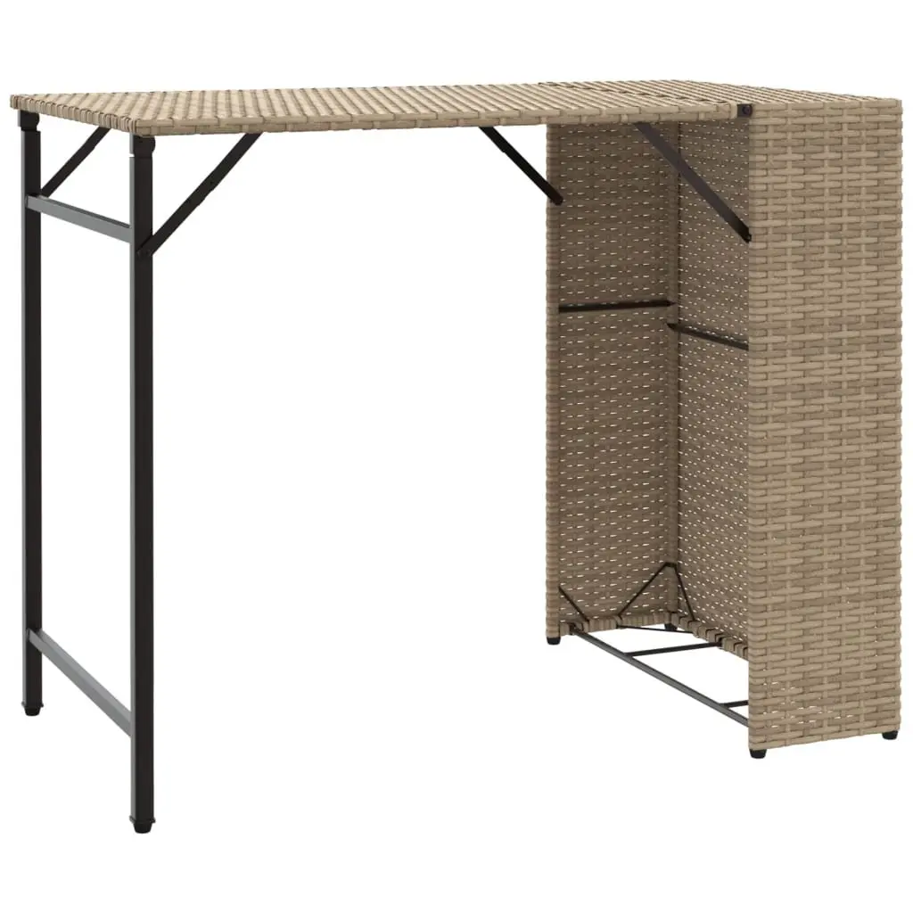 Garden Dining Set 5 Piece Outdoor Furniture Patio Backyard Beige