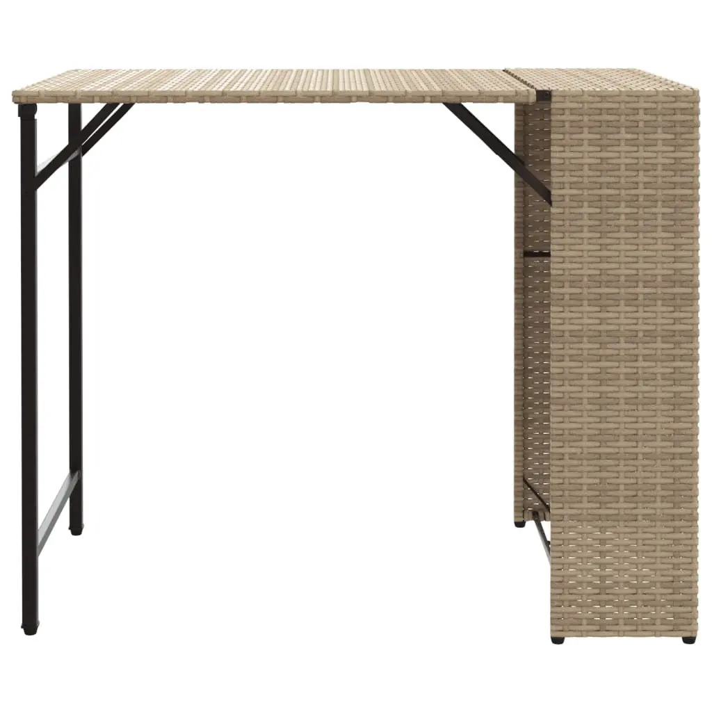 Garden Dining Set 5 Piece Outdoor Furniture Patio Backyard Beige