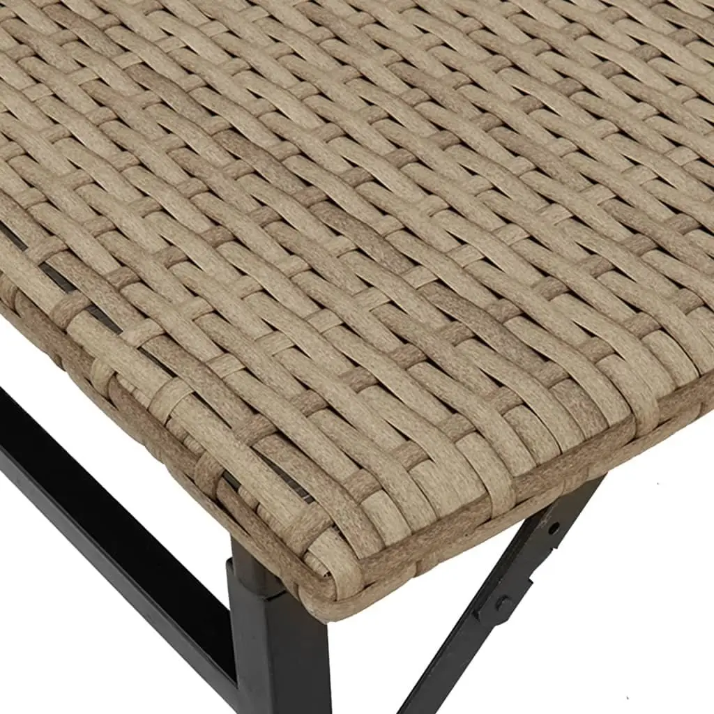 Garden Dining Set 5 Piece Outdoor Furniture Patio Backyard Beige
