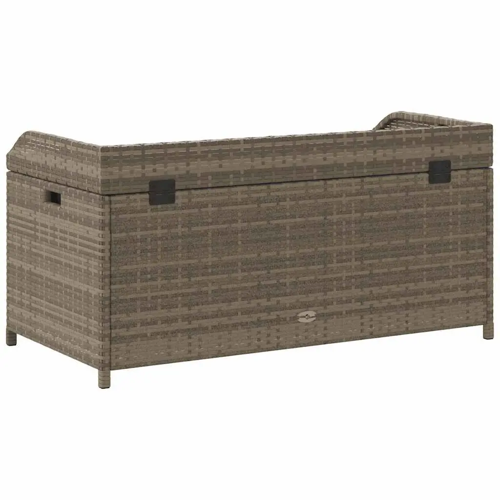 Outdoor Storage Bench for Garden Grey 100 x 50 x 52 cm