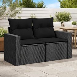 2-Seater Outdoor Garden Sofa Specifications: Poly Rattan