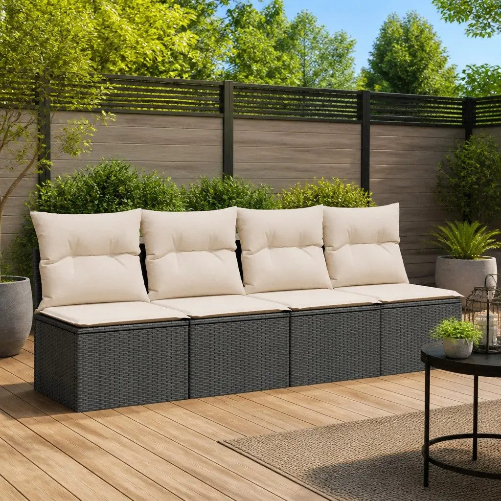 4-Seater Garden Sofa with Cushions